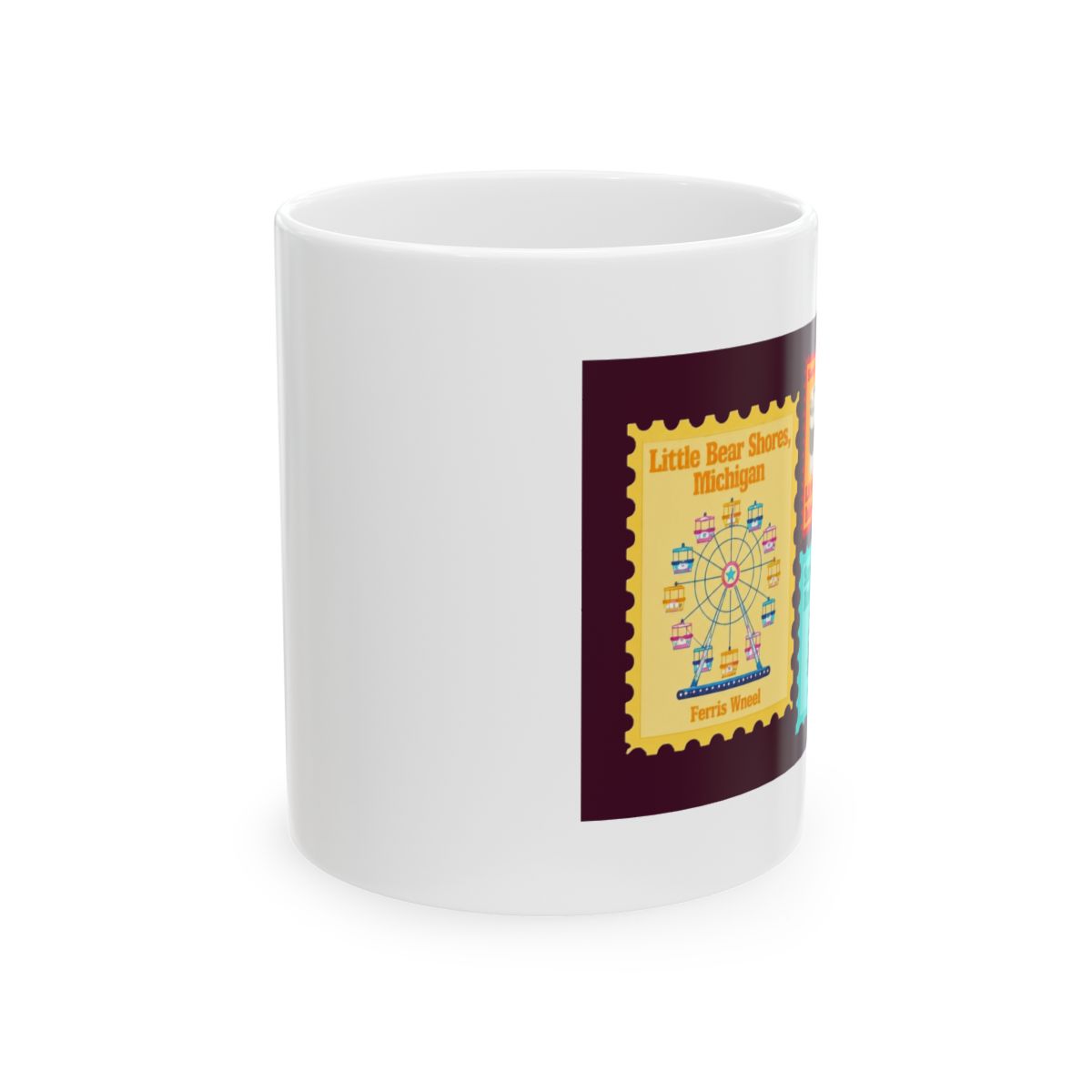 Emily Henry Mug, Book Lovers, Happy Place, Funny Story, People We Meet on Vacation, Great Big Beautiful Life, Beach Read - alternate angle 1, merchandise