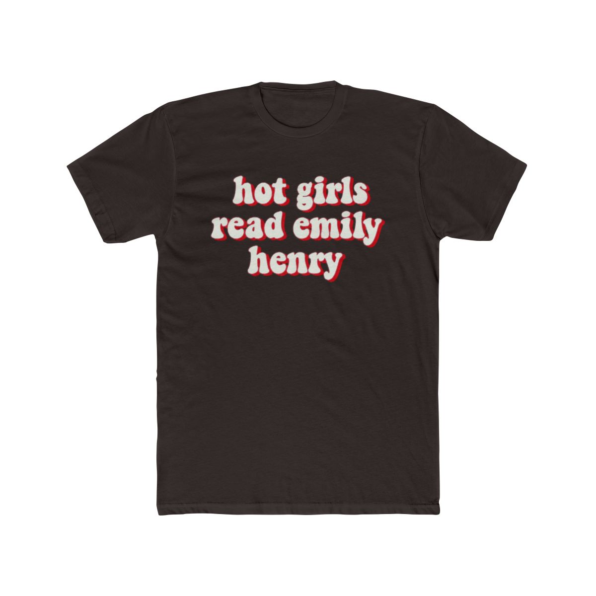 Pink Hot Girls Read Emily Henry Design - Trendy Book Lover Graphic Tee & Accessories T Shirt - alternate angle 2, merchandise