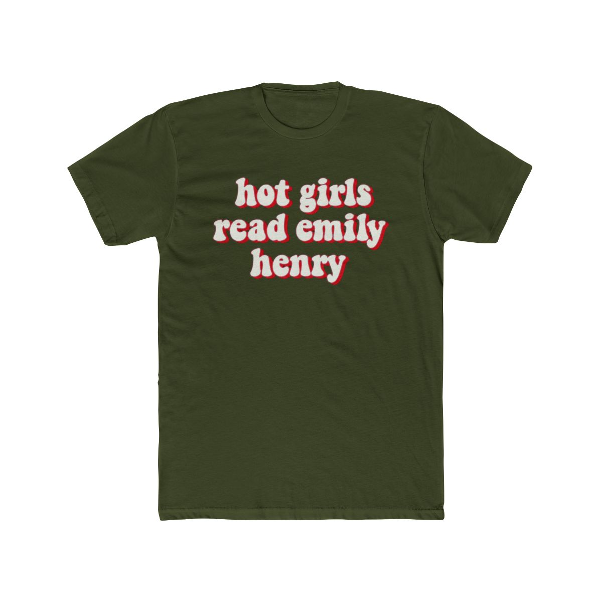 Pink Hot Girls Read Emily Henry Design - Trendy Book Lover Graphic Tee & Accessories T Shirt - alternate angle 5, merchandise