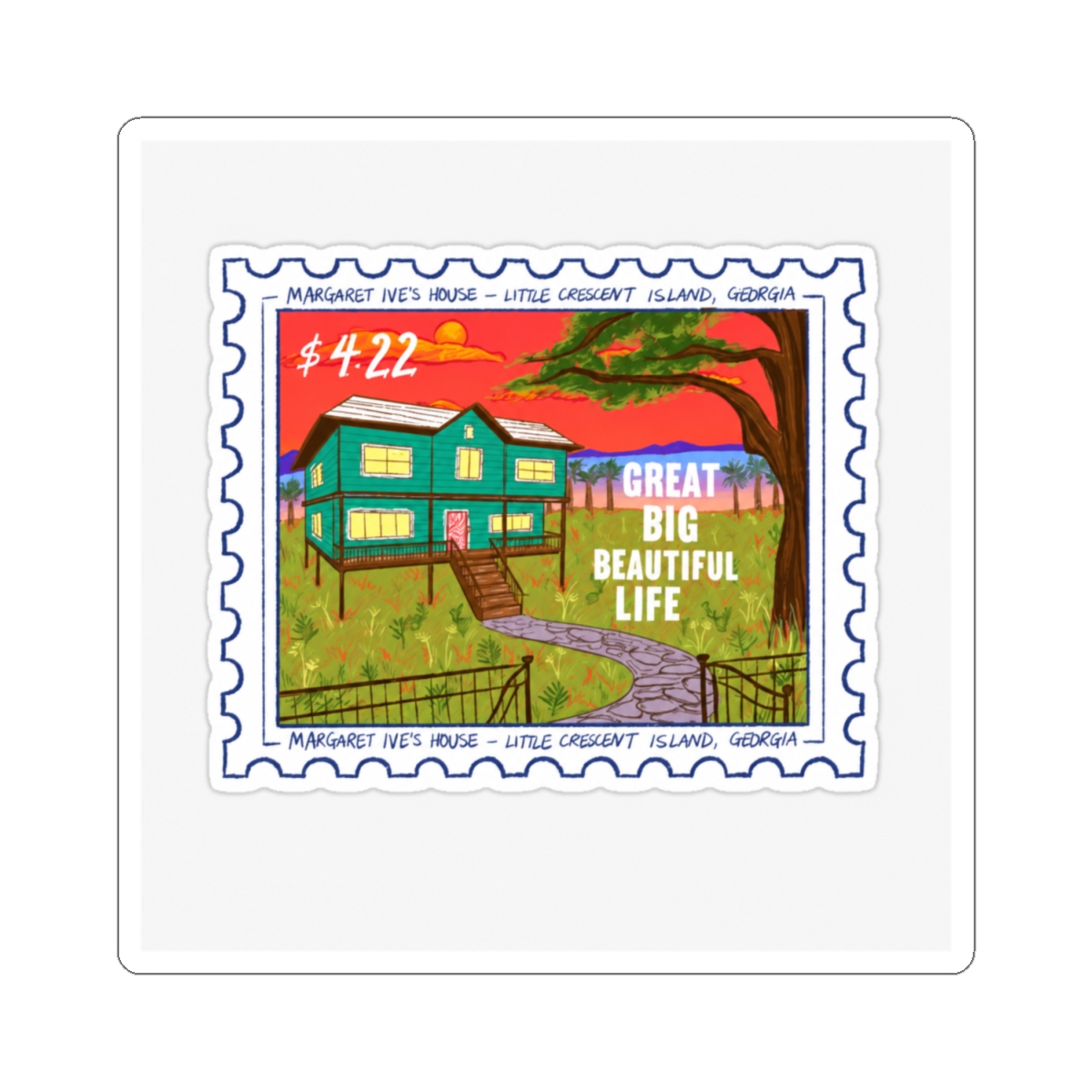 Margaret Ive’s House Stamp from Emily Henry's Great Big Beautiful Life - alternate angle 1, merchandise
