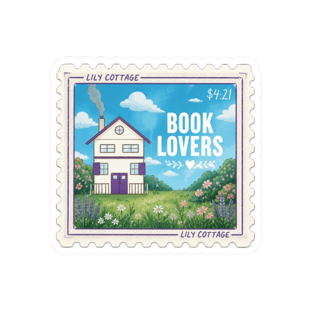 Book Lovers Stamp | Emily Henry - alternate angle 3, merchandise