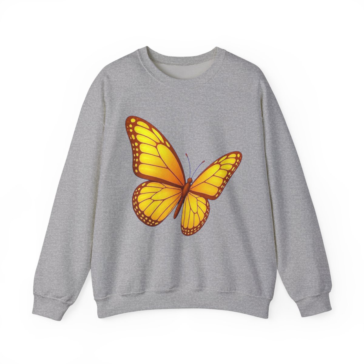 Reading Rainbow dark gray sweatshirt (Print Shop) | Emily Henry - alternate angle 5, merchandise